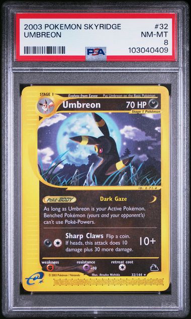 Umbreon (PSA 8) 32/144 - Skyridge - Normal