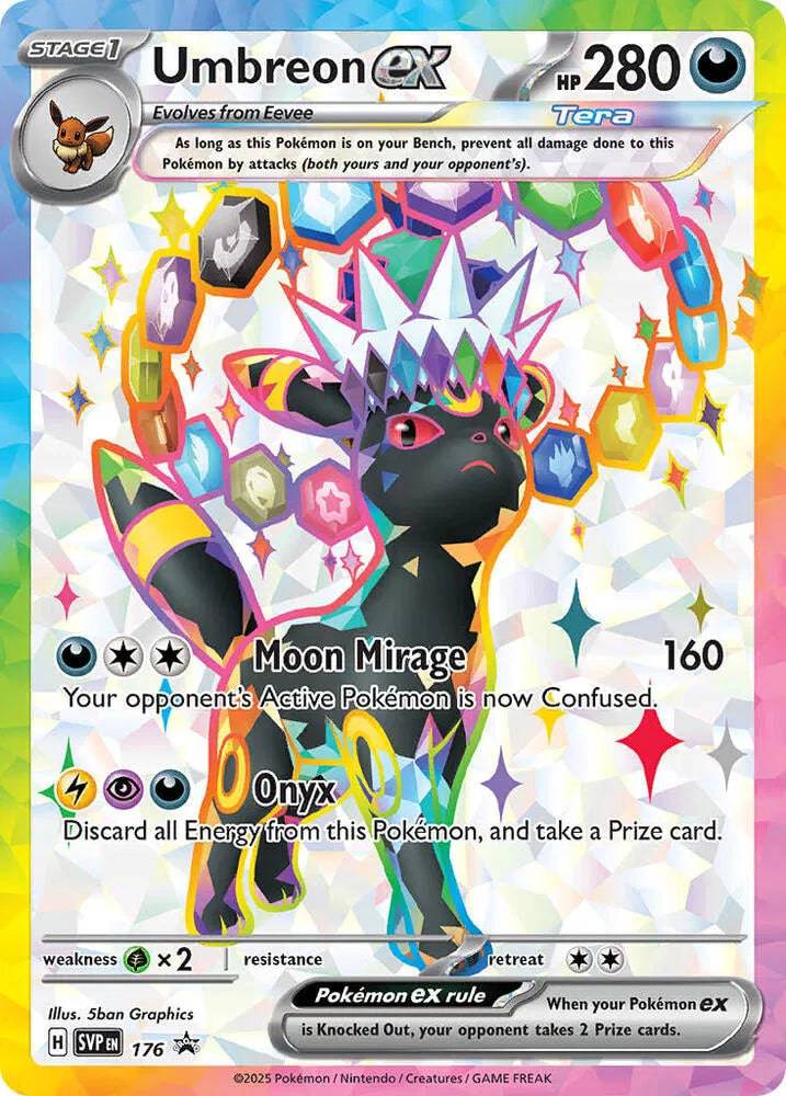 Umbreon ex 176 - Scarlet & Violet Promo - Holofoil