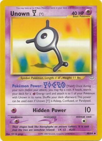 Unown [Y] 40/64 - Neo Revelation (Unlimited)
