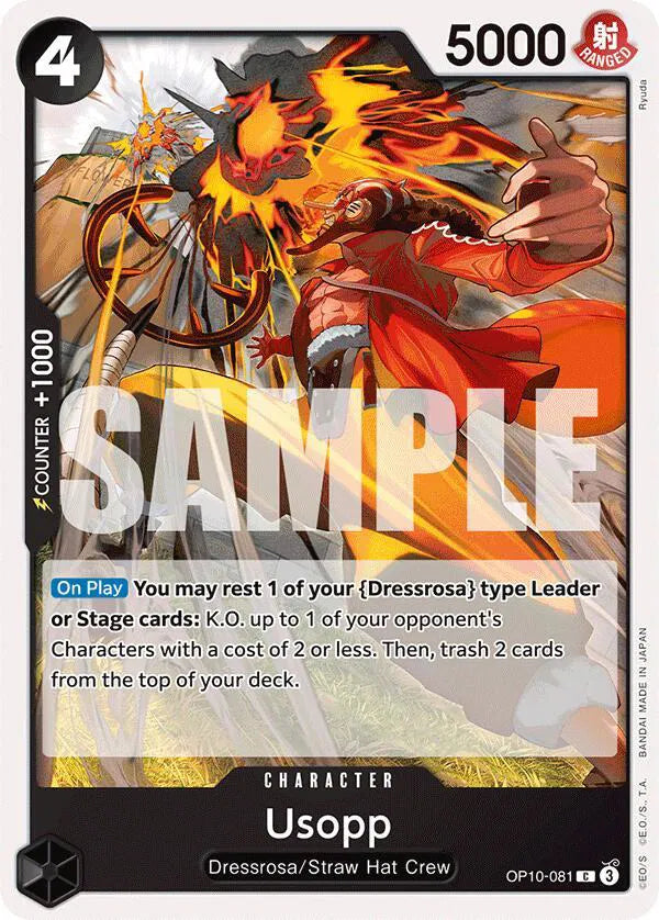 Usopp OP10-081 - Royal Blood - Normal