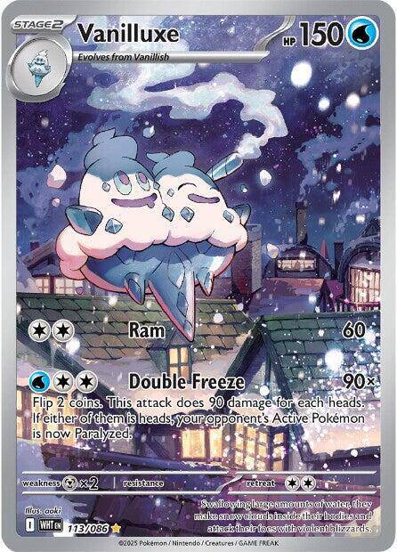 Vanilluxe 113/086 - White Flare - Holofoil