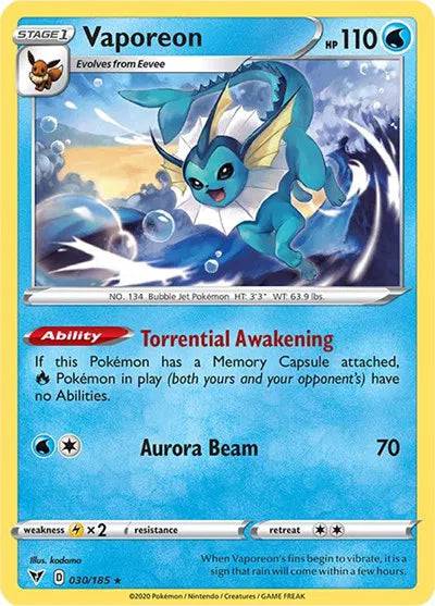 Vaporeon 030/185 - Vivid Voltage - Normal