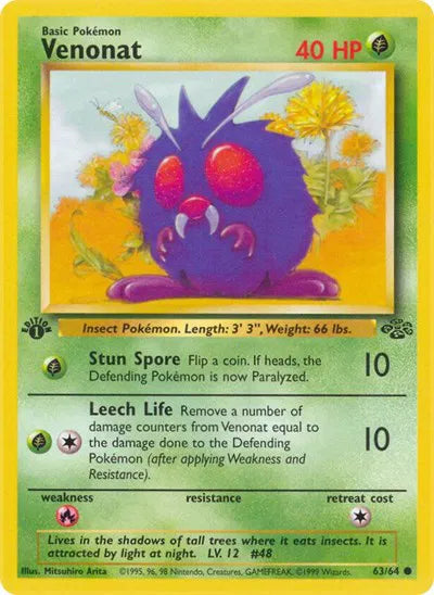 Venonat 63/64 - Jungle (Unlimited) - Normal