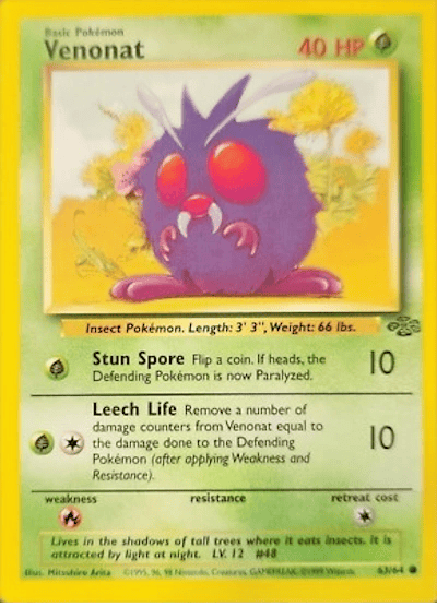 Venonat 63/64 - Jungle (Unlimited) - Normal