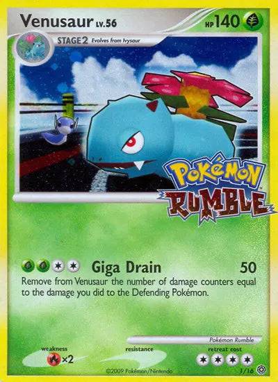 Venusaur Lv.56 1/16 - Rumble - Holofoil