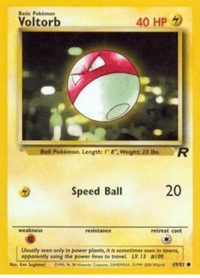 Voltorb 69/82 - Team Rocket (Unlimited) - Normal
