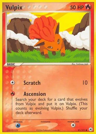 Vulpix 81/101 - EX Hidden Legends - Normal