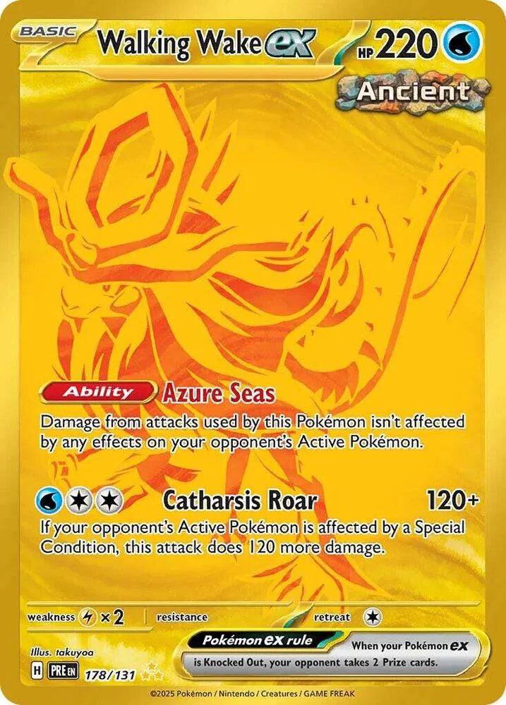 Walking Wake ex 178/131 - Prismatic Evolutions - Holofoil