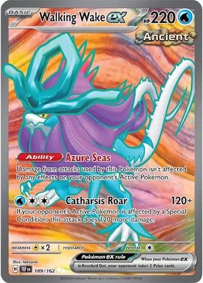 Walking Wake ex 189/162 - Temporal Forces - Holofoil