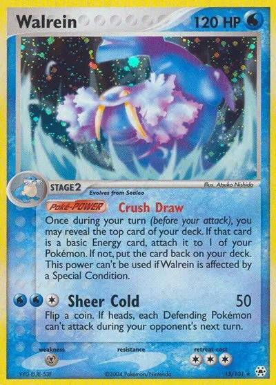 Walrein 15/101 - EX Hidden Legends - Holofoil