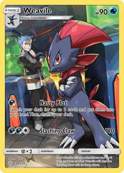 Weavile 238/236 - Cosmic Eclipse - Holofoil