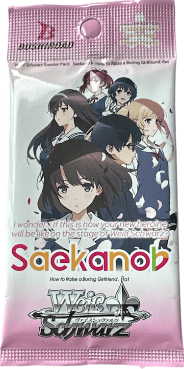 Weiss Schwarz Saekano How to Raise a Boring Girlfriend: Booster Pack Weiss Schwarz Saekano How to Raise a Boring Girlfriend: Booster Pack