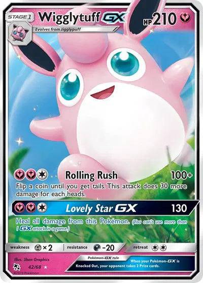 Wigglytuff GX 42/68 - Hidden Fates - Holofoil