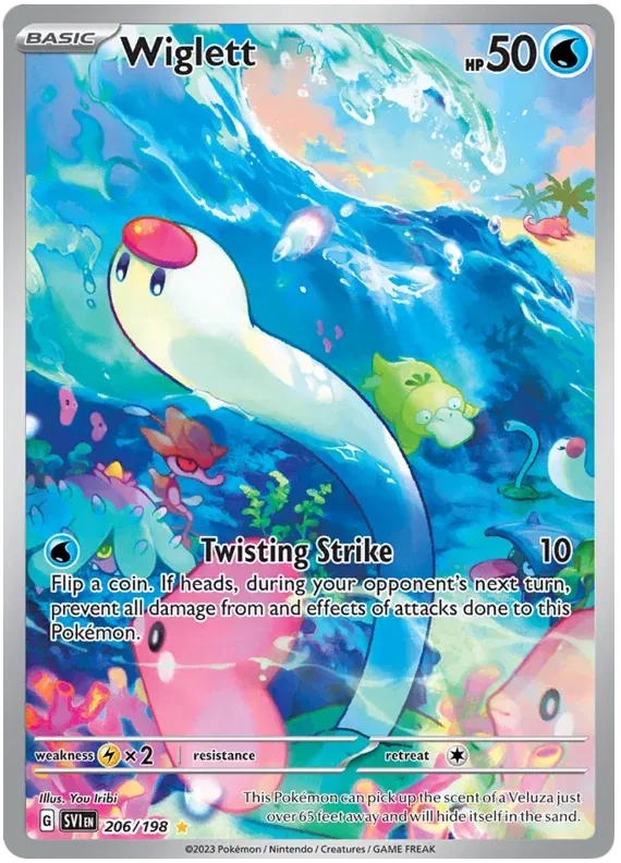 Wiglett 206/198 - Scarlet & Violet - Holofoil