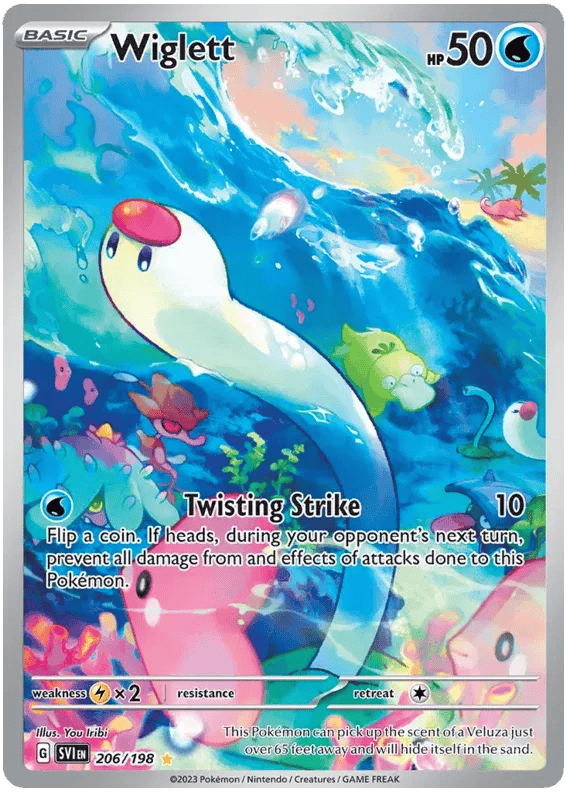 Wiglett 206/198 - Scarlet & Violet - Holofoil