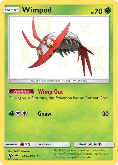 Wimpod SV4/SV94 - Hidden Fates: Shiny Vault - Holofoil