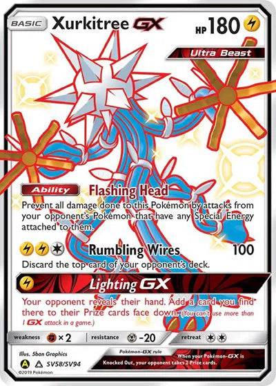 Xurkitree GX SV58/SV94 - Hidden Fates: Shiny Vault - Holofoil