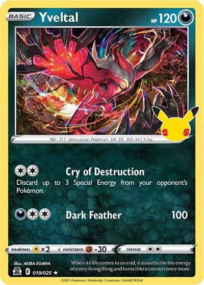 Yveltal 019/025 - Celebrations - Holofoil