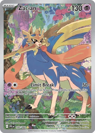 Zacian 100/094 - Phantasmal Flames - Holofoil