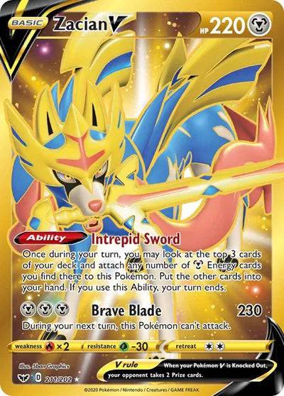 Zacian V 211/202 - Sword & Shield - Holofoil
