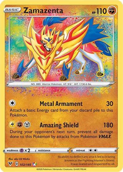 Zamazenta 102/185 - Vivid Voltage - Holofoil