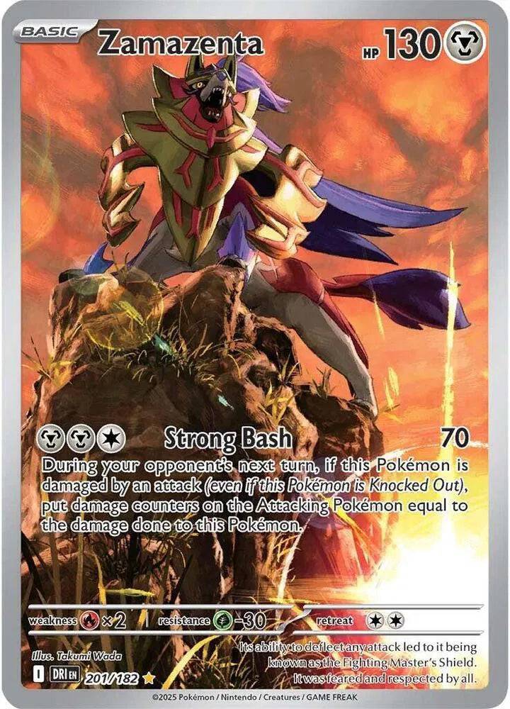 Zamazenta 201/182 - Destined Rivals - Holofoil