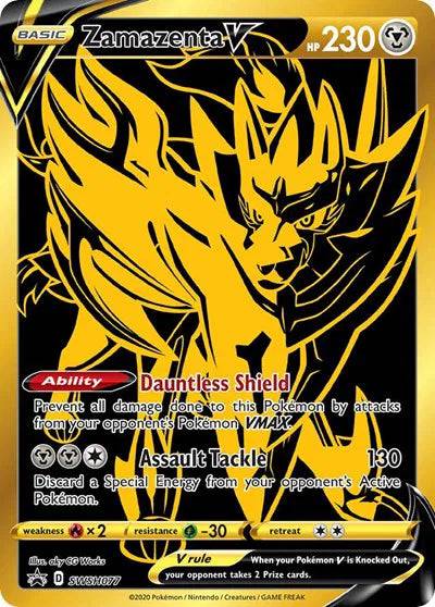 Zamazenta V SWSH077 - Sword & Shield Promo - Holofoil