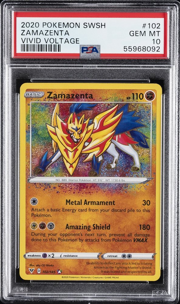 Zamazenta (PSA 9) 102/185 - Vivid Voltage - Holofoil
