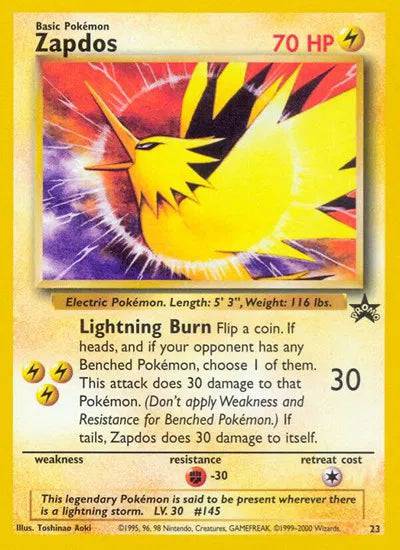 Zapdos 23/53 - WoTC Promo - Normal