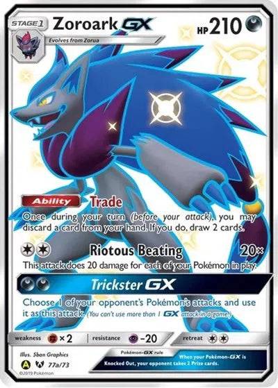 Zoroark GX 77a/73 - Shining Legends - Holofoil