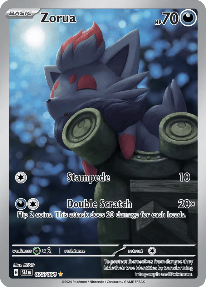 Zorua 075/064 - Shrouded Fable - Holofoil