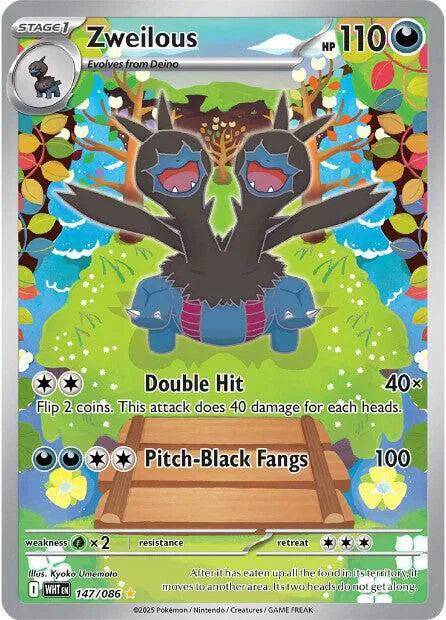 Zweilous 147/086 – White Flare – Holofoil
