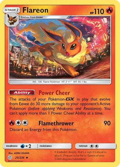Flareon 25/236 - Cosmic Eclipse - Normal