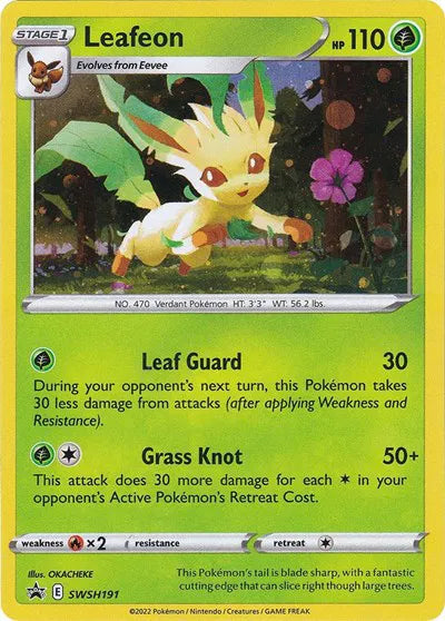 Leafeon SWSH191 - Sword & Shield Promo - Holofoil