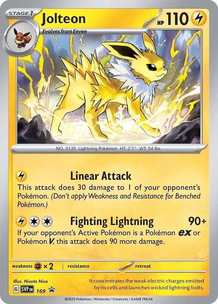 Jolteon – 169 – Scarlet & Violet Promo – Holofoil
