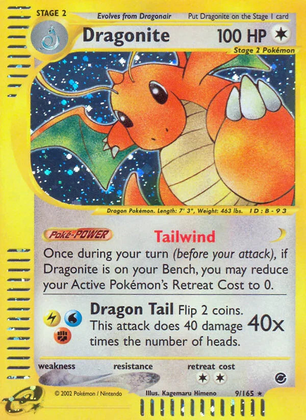 Dragonite 9/165 - Expedition - Holofoil