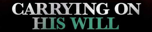 Carrying on his will logo