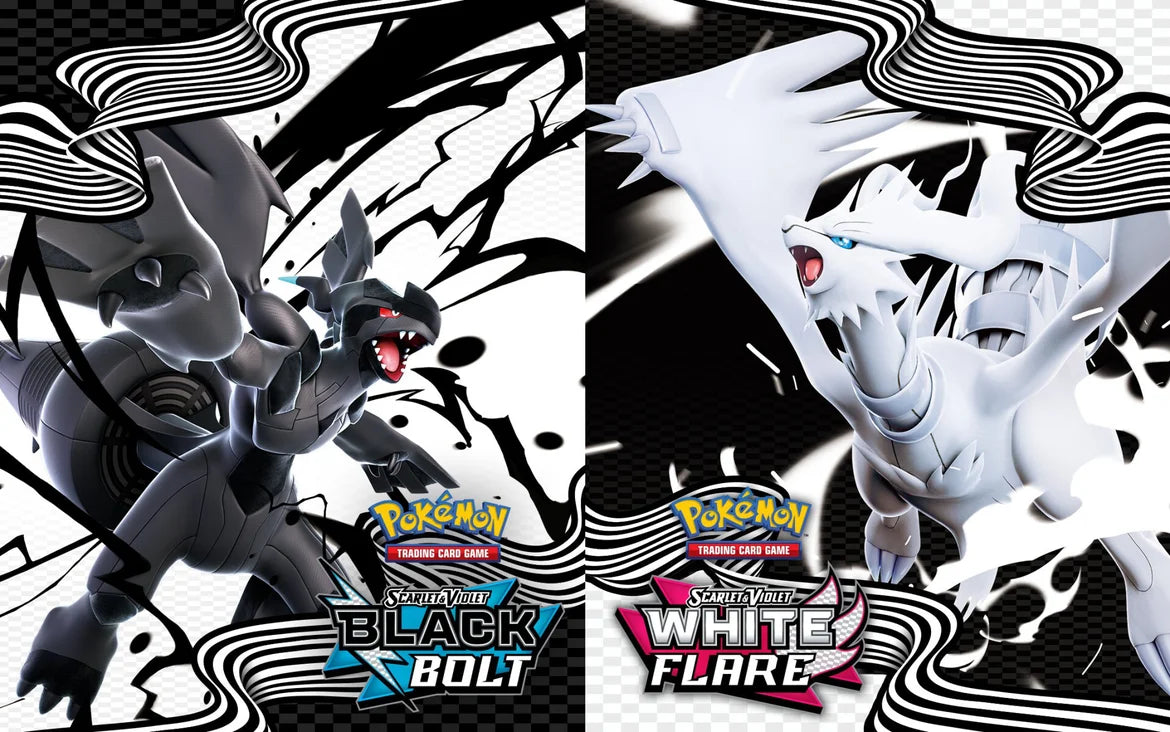 Scarlet & Violet – Black Bolt & White Flare: Alles over de nieuwe set
