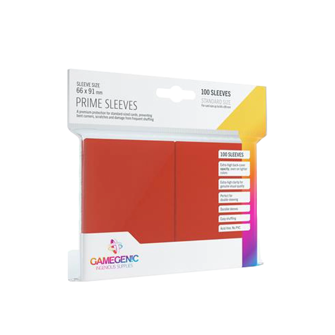 Gamegenic - Prime Sleeves (100) Stil Red