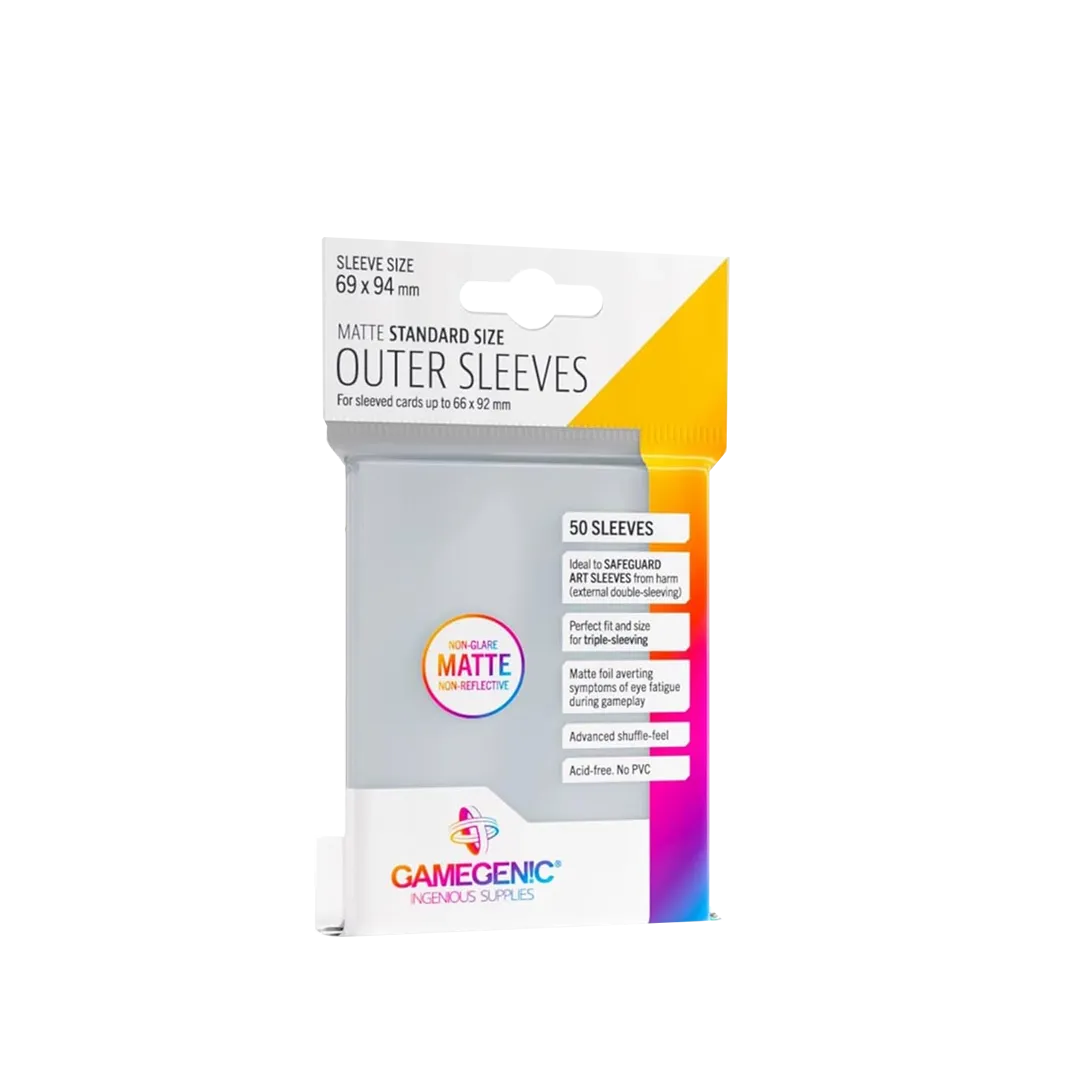 Gamegenic – Matte Außenhüllen Silent: Japanische Größe (60)