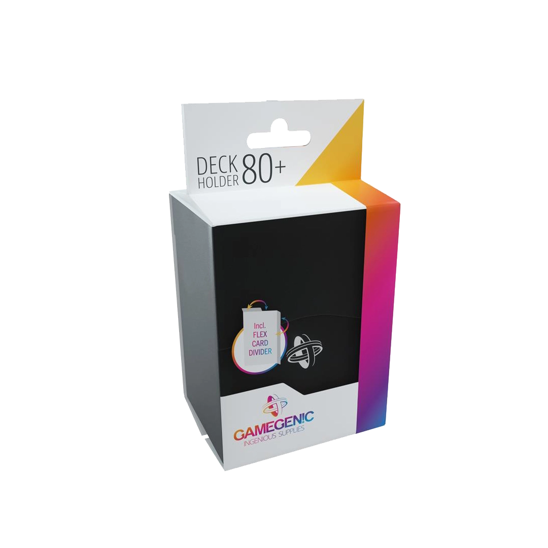 Gamegenic - Deckbox Deck Holder 80+ Silent Black