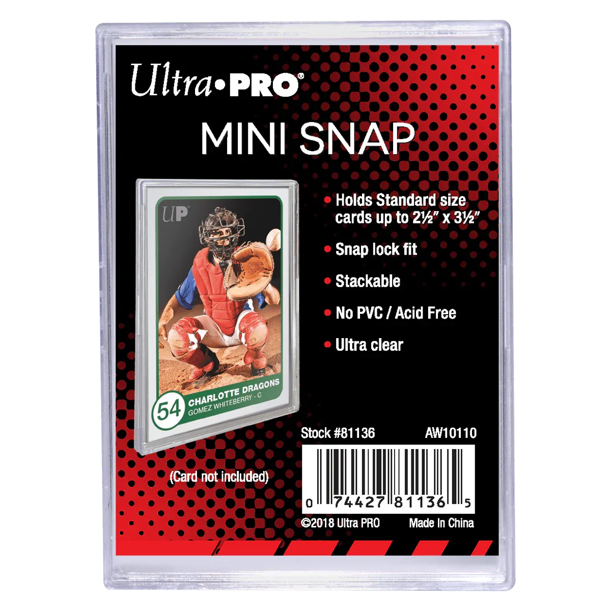 Ultra Pro - Mini Snap Card Holder