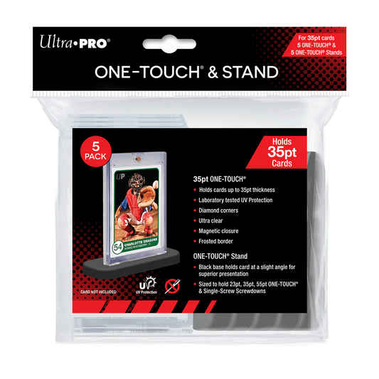 Ultra Pro - One Touch Magnetic Cardholder + Stand 5er Pack 5x Cardholder + Stand