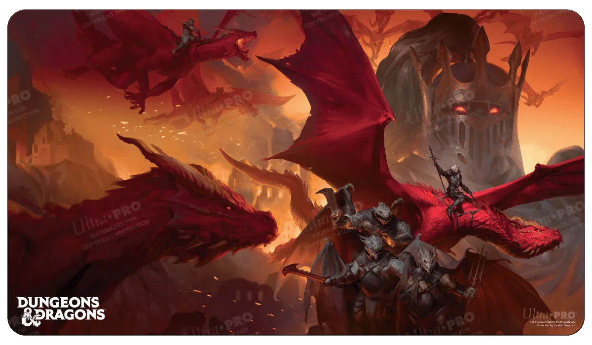Ultra Pro – Spielmatte – Dragonlance Shadow of the Dragon Queen Dungeons &amp; Dragons Cover Series