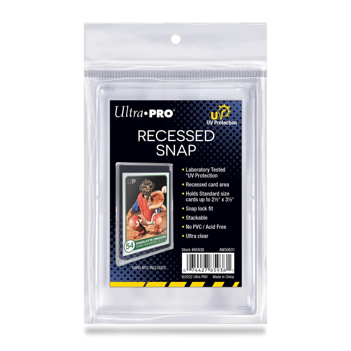 Ultra Pro - UV Recessed Snap Card Holder