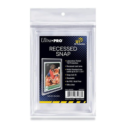 Ultra Pro - UV Recessed Snap Card Holder