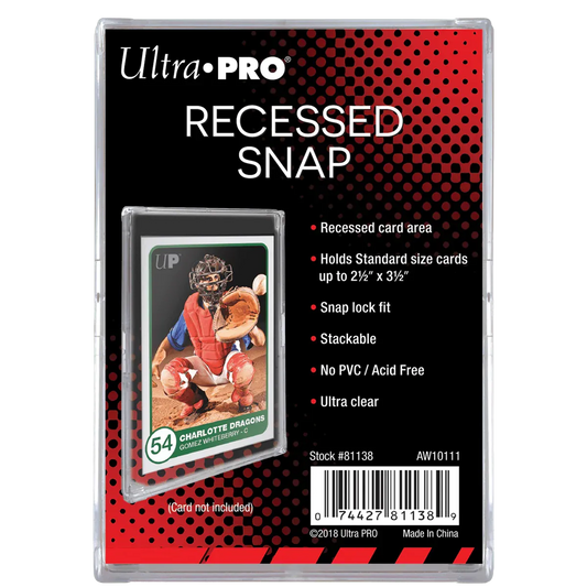 Ultra Pro - Recessed Snap Card Holder