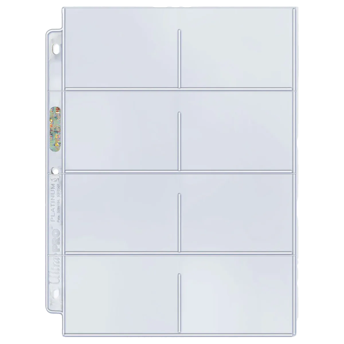 Ultra Pro - 8-Pocket Platinum Page with 3-1/2"