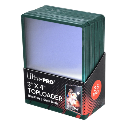 Ultra Pro - Colored Boarder Toploaders ( 25 stuks ) Groen