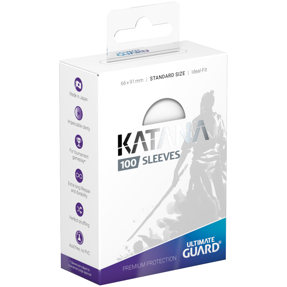 Ultimate Guard - Katana Sleeves: White(100 pieces)